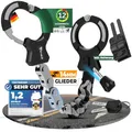Produktbild: MIVELO E-Scooter Schloss extra sicher - Kettenschloss I Handschellenschloss für Elektroroller I Fahrradschloss hohe Sicherheit - Inkl. Halterung I Schloss E-Roller (14mm Gelenkkette, ohne Tasche)