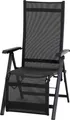 Produktbild: Siena Garden Tesoro Relax M29538 Gartenstuhl Aluminium, Kunststoff Anthrazit (matt), Schwarz, Silber