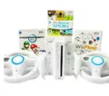 Produktbild: Nintendo Wii Konsole+2Controller&Nunchucks+Mario Kart+Wii Play+Wii Sports+