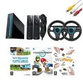 Produktbild: Nintendo Wii Konsole+2Controller&Nunchucks+Mario Kart+Wii Play+Wii Sports