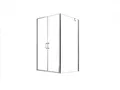 Produktbild: Glaszentrum Hagen Eckdusche Glaszentrum Hagen 90x80x195 cm Athene Duschkabine, BxT: 90x90 cm, ESG Glas