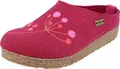 Produktbild: Haflinger Damen Hausschuh Stickerei Pantoffel Filz Grizzly Amaya 751009, Größe:41 EU, Farbe:Rot