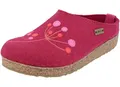 Produktbild: HAFLINGER Damen Hausschuh Stickerei Pantoffel Filz Grizzly Amaya 751009, Größe:41 EU, Farbe:Rot