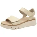 Produktbild: Tamaris WIDE FIT MultiAdjustable, comfortFit aus Leder Sandale comfortFit beige|braun 37 EU