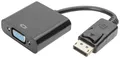 Produktbild: Digitus AK-340410-001-S DisplayPort / VGA Adapter [1x DisplayPort Stecker - 1x VGA-Buchse] Schwarz 15.00cm