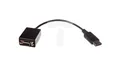 Produktbild: DisplayPort 1.1a Verbindungskabel Typ DP/VGA, M/F schwarz 0,15 m 