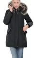 Produktbild: ONLY Damen Winterjacke Parka Katy Fellkapuze 15156573 Black M