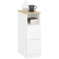 Produktbild: SoBuy Nachttisch, Weiß, Holzwerkstoff, 20x60x35 cm, Schlafzimmer, Nachttische