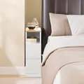 Produktbild: SoBuy Nachttisch Boxspringbett Sofatisch Beistelltisch FBT149-WN