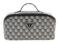 Produktbild: GUESS G Wave Large Cosmetic Travel Bag Kulturbeutel Black Logo schwarz Neu