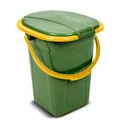Produktbild: Reise WC Toilette Campingtoilette Eimertoilette Camping Eimer Grün Orange 19L