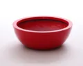 Produktbild: Elegant Einrichten | Pflanzkübel | Fiberglas | rund | D55xH19cm | hochglanz rot