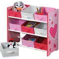 Produktbild: Kinderregal, 72 x 35,5 x 9 cm, rosa - A