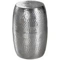 Produktbild: WOHNLING Beistelltisch rund Aluminium silber 30,0 x 30,0 x 49,5 cm, 1 St.