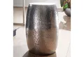 Produktbild: Wohnling Beistelltisch Beistelltisch 30x49,5x30cm Aluminium Silber Dekotisch orientalisch