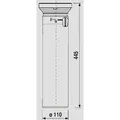Produktbild: SANIT 58.213.01..0000 WC-Anschlussstutzen 400mm rat