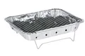 Produktbild: Alpina Einweggrill Holzkohle Kompakt Tragbar 1.5h Brenndauer Grillrost Ideal