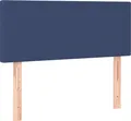 Produktbild: vidaXL Kopfteil Blau 100x5x78/88 cm Stoff