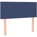 Produktbild: vidaXL Kopfteil Blau 100x5x78/88 cm Stoff