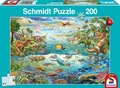Produktbild: Entdecke die Dinosaurier, 200 Teile - Kinderpuzzle