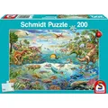 Produktbild: SCHMIDT SPIELE PUZZLE ENTDECKE DIE DINOSAURIER 200 TEILE NEU