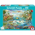 Produktbild: Schmidt Puzzle 56253 Entdecke die Dinosaurier, 200 Teile, ab 8 Jahre