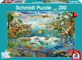Produktbild: 200 Teile Schmidt Spiele Kinder Puzzle Entdecke die Dinosaurier 56253