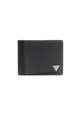Produktbild: GUESS Berna Geldbörse aus Leder, Schwarz, 12 x 9,5 x 2 cm, mit 4 Kartenfächern, 2 Geldscheinfächern