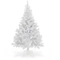 Produktbild: Spetebo Künstlicher Weihnachtsbaum Künstlicher Weihnachtsbaum groß - 180 cm / weiß, Kunstbaum, Kunst Tannenbaum Christbaum inklusive Baumständer weiß 180 cm
