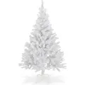 Produktbild: Spetebo - Künstlicher Weihnachtsbaum Groß - 180 Cm / Weiß - Kunst Tannenbaum Christbaum Inklusive Baumständer