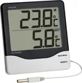 Produktbild: TFA Dostmann Digital Innen Außen Thermometer Max Min Display schwarz
