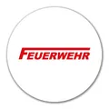 Produktbild: Aufkleber Feuerwehr 10cm Sticker Feuerwehr Geschenkidee Präsent Mitbringsel S