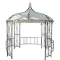 Produktbild: Berlinlodge Pergola, Creme, Metall, 300x330x300 cm, Sonnen- & Sichtschutz, Pavillons & Pergolas, Pergolas