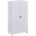 Produktbild: Inter-Link Kleiderschrank Hedda, weiß, 2 Drehtüren, (BxHxT) 104 x 180 x 56cm