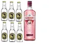 Produktbild: Gordon's Pink Dry Gin 0,7L 37,5 % Vol. +6 Flaschen Thomas Henry Tonic a 200ml