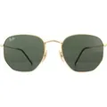 Produktbild: Ray-Ban Sonnenbrille Sechseck 3548N 001 Gold Grün