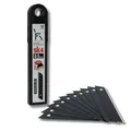 Produktbild: FurniSafe Cuttermesser Klingen 100 mm x 18 mm Ersatzklingen Cuttermesser 10 Stück schwarze Klingen für Cuttermesser ultra scharf