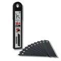 Produktbild: FurniSafe 10 Stück Cutter-Messer Klingen Carbon Black Edition 100mm Klingenlänge