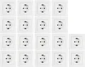 Produktbild: Schutzkontakt-Steckdose McPower Flair 250V~/16A, 18er-Pack, inkl. Rahmen