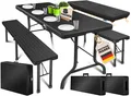 Produktbild: KESSER Bierzeltgarnitur, klappbar Festzeltgarnitur 3-teiliges Set mit Biertisch & 2x Bierbank