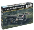 Produktbild: ITALERI, DEINE. 4x4 AMBULANCE JEEP zum Zusammenbauen und Lackieren, 1/35, ITA...