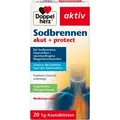 Produktbild: Doppelherz aktiv Sodbrennen akut+protect Kautabletten 20 St