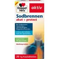 Produktbild: DOPPELHERZ Sodbrennen akut+protect Kautabletten 20 ST