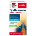 Produktbild: 2x DOPPELHERZ Sodbrennen akut+protect Kautabletten 20 ST