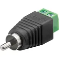 Produktbild: Goobay Terminal Block 2-pin > Cinch-Stecker (76740)