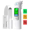 Produktbild: Fieberthermometer Ohr, Digital, 1 Sekunde, Speicher, Alarm, Hygienisch, LCD