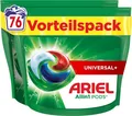 Produktbild: Ariel Waschmittel Pods All-in-1, Flüssigwaschmittel Kapseln 76 Waschladungen