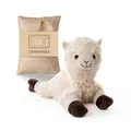 Produktbild: Habibi Premium Wärmekissen/Stofftier f. Kinder u. Erwachsene – 1965 Alpaka/Lama, herausnehmbare Hirsefüllung – Wärmekuscheltier zum Erwärmen in der Mikrowelle/Backofen, ideal auch für Babys