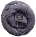 Produktbild: manduca Sling – elastisches Babytragetuch für Neugeborene ab 3,5 kg und Babys bis 15 kg – stabiles Tragetuch aus weichem Jersey-Strickstoff aus 100% Baumwolle (Bio) – Einheitsgröße, Farbe: slate