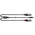Produktbild: Cordial CFY 3 WFF XLR Adapterkabel 3 m Schwarz